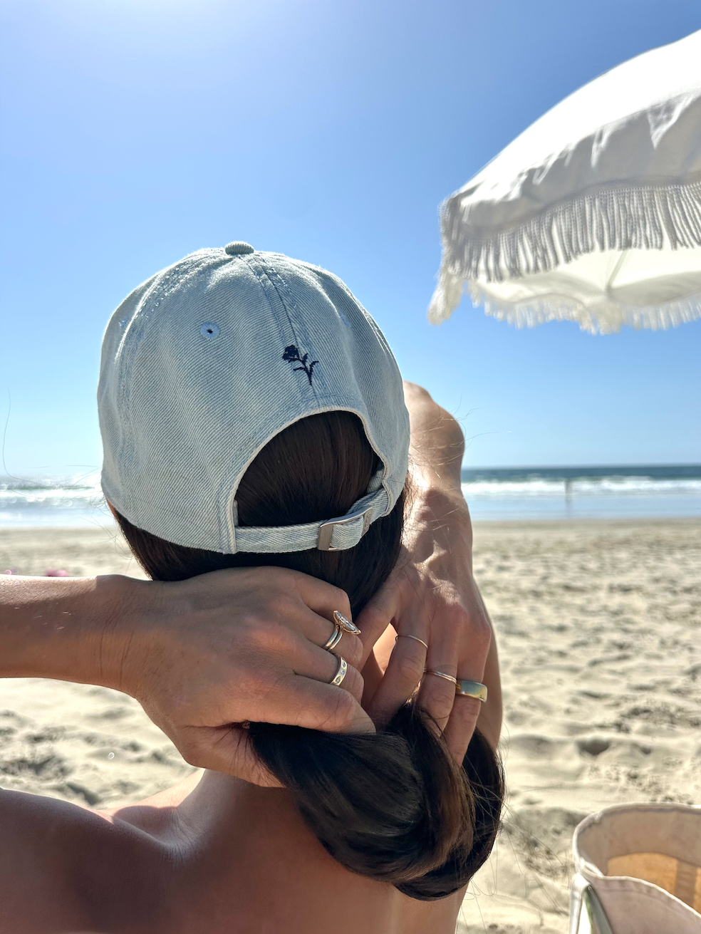 Late Bloomer Denim Dad Hat